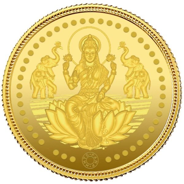 Muthoot Precious Metals Corporation 24k (999) 8 gm Combo pack – Goddess Lakshmi and Lord Ganesh Gold Coins
