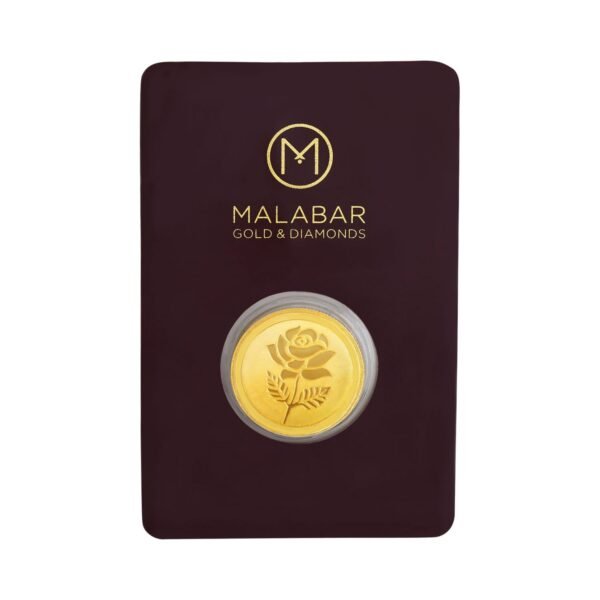 Malabar Gold & Diamonds 22k (916) 10 gm Yellow Gold Coin