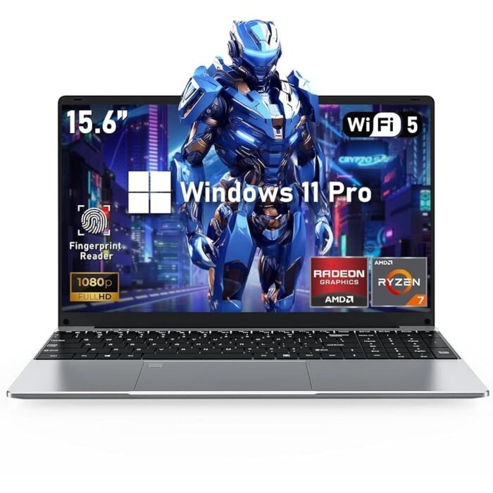 15.6 Inch Laptop Computer,Gaming Laptop,AMD Ryzen 7 5700U 8C/16T Processor(up to 4.3Ghz),16GB RAM 1TB SSD,AMD Radeon Graphics,15.6” FHD 1920 * 1080 Display,WiFi 5,BT5.0,Backlit...