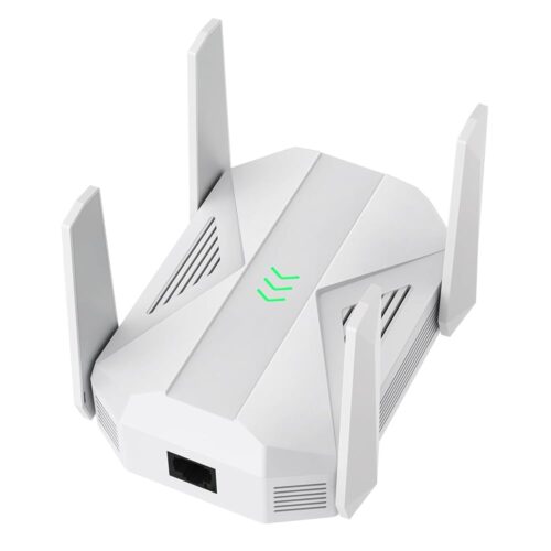 2025 AC2100 WiFi Extender - WiFi Extender Signal Booster with Gigabit Ethernet Port, WiFi Booster Dual-Band(5.8G&2.4G) Coverage to 12888 sp.ft, Faster Speed, Compatible with...