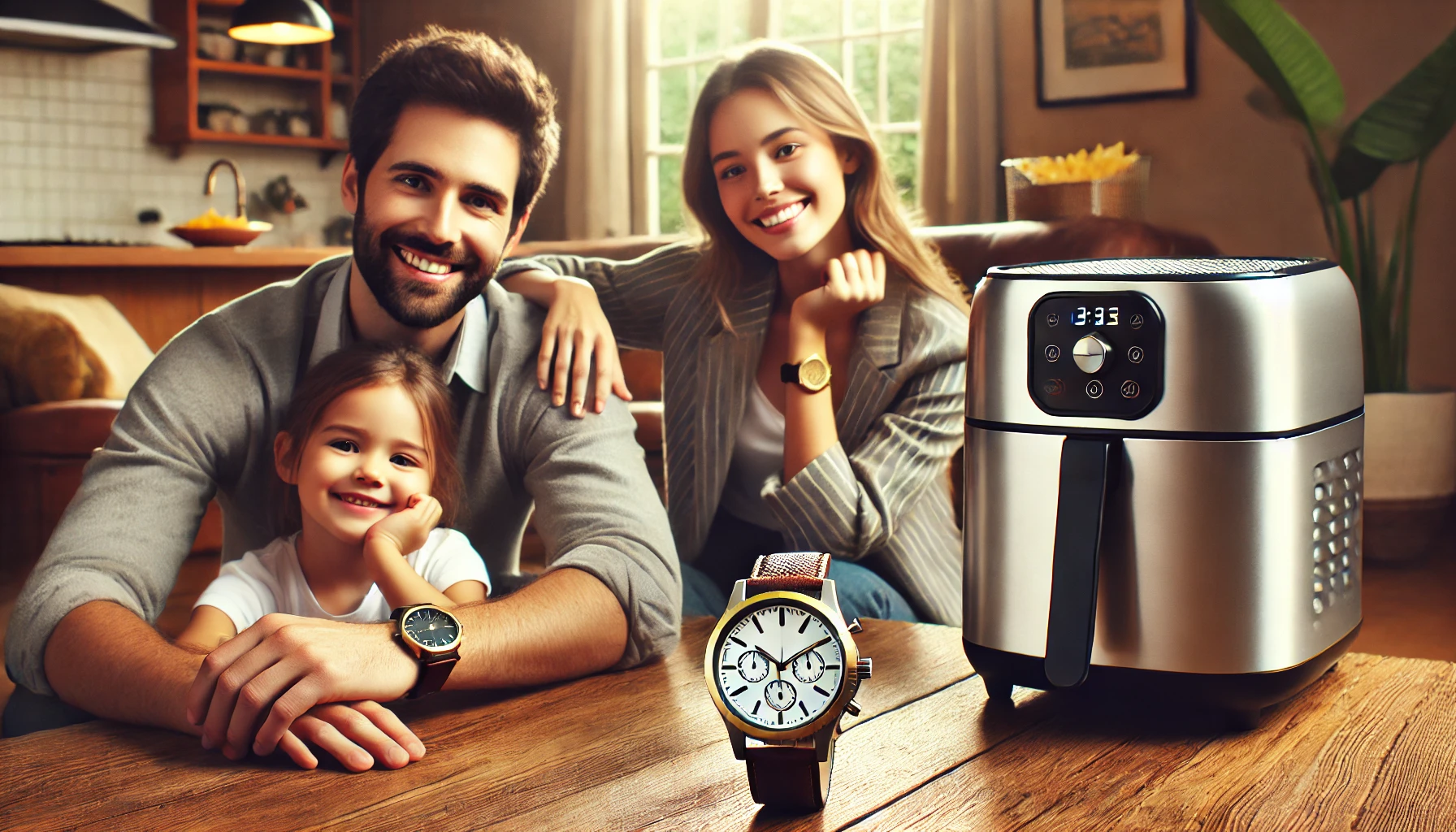 Balancing Style and Family: Choosing the Perfect Analog Watch and an Air Fryer within a $1000 Budget
