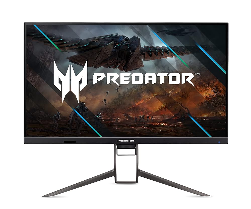 Acer Predator 31.5" UHD 3840 x 2160 IPS Gaming Monitor | AMD FreeSync Premium | 144Hz | Up to 0.5ms | HDR400 | Delta E