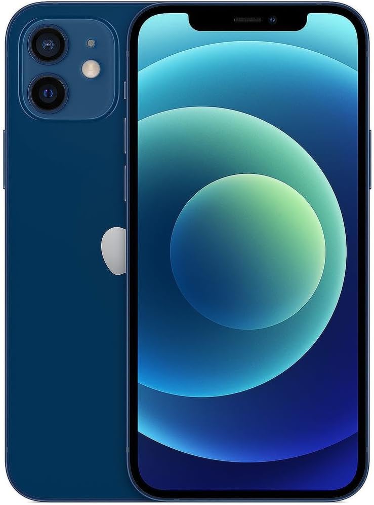 Apple iPhone 12, 128GB, Blue – Fully Unlocked (Renewed)