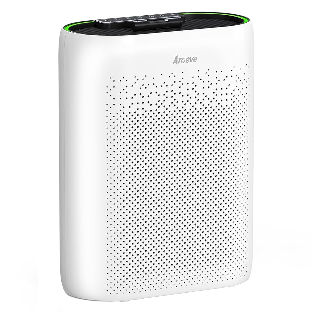 AROEVE Air Purifiers for Home Large Room with Automatic Air Detection Cover 1095 Sq.Ft Impressive Filter Layer Remove Dust, Pet Dander, Pollen for Home, Bedroom, Dorm Room,…