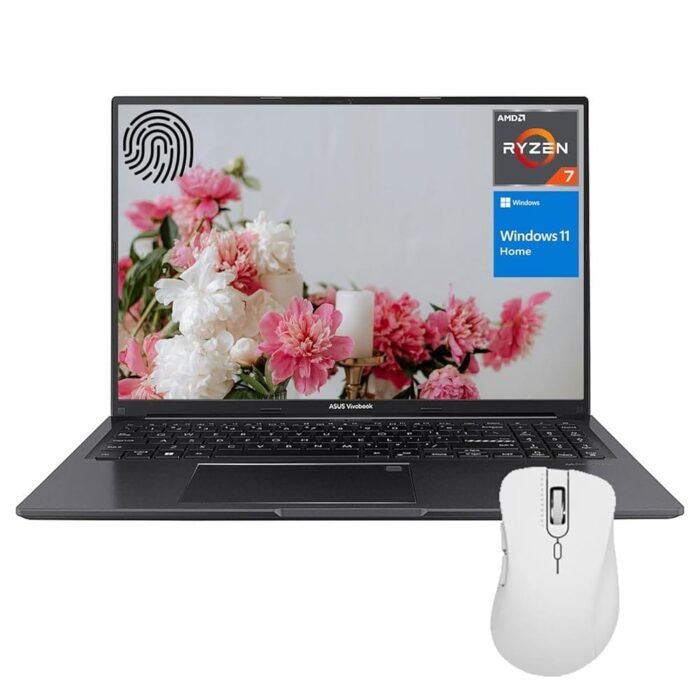 ASUS Vivobook 16 FHD+ Ryzen 7 Laptop, 16" FHD+ 1920 * 1200, AMD Ryzen 7 7730U (Beats Intel i7-1255U), 16GB RAM, 1TB SSD, Backlit KB, FP Reader, Touchpad, Webcam, HDMI, Wi-Fi 6,...