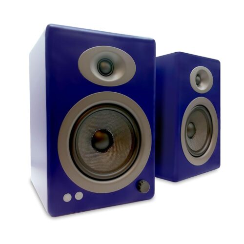 Audioengine A5+ Wireless Bluetooth Bookshelf Speakers - Premium 150W Stereo Speakers for Music, Gaming, Turntables, Home Theater Systems - Powerful Studio Monitors