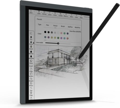 Bigme 10.3" Color E-Ink Read-Write Tablet, ePaper Note Taking Tablet at 5.5mm Thickness, 6GB RAM+128GB ROM Computer Tablets Touchscreen Display with 5MP Camera and Digital Stylus