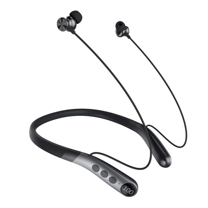 Bluetooth Headphones, V5.3 Wireless Earbuds with Mic for AI Noise Canceling Calls, in-Ear Neckband, 60H Playtime, IPX5 Sweat-Proof Magnetic Earphones, Enhanced Bass EQ Headsets...