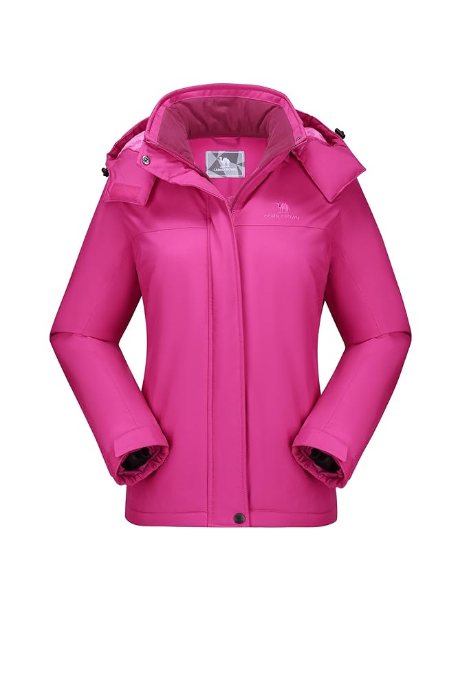 CAMEL CROWN Women's Ski Jacket Waterproof Winter Snow Mountain Coat