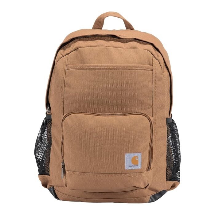 Carhartt 23L Single-Compartment Backpack, Durable Pack with Laptop Sleeve and Duravax Abrasion Resistant Base