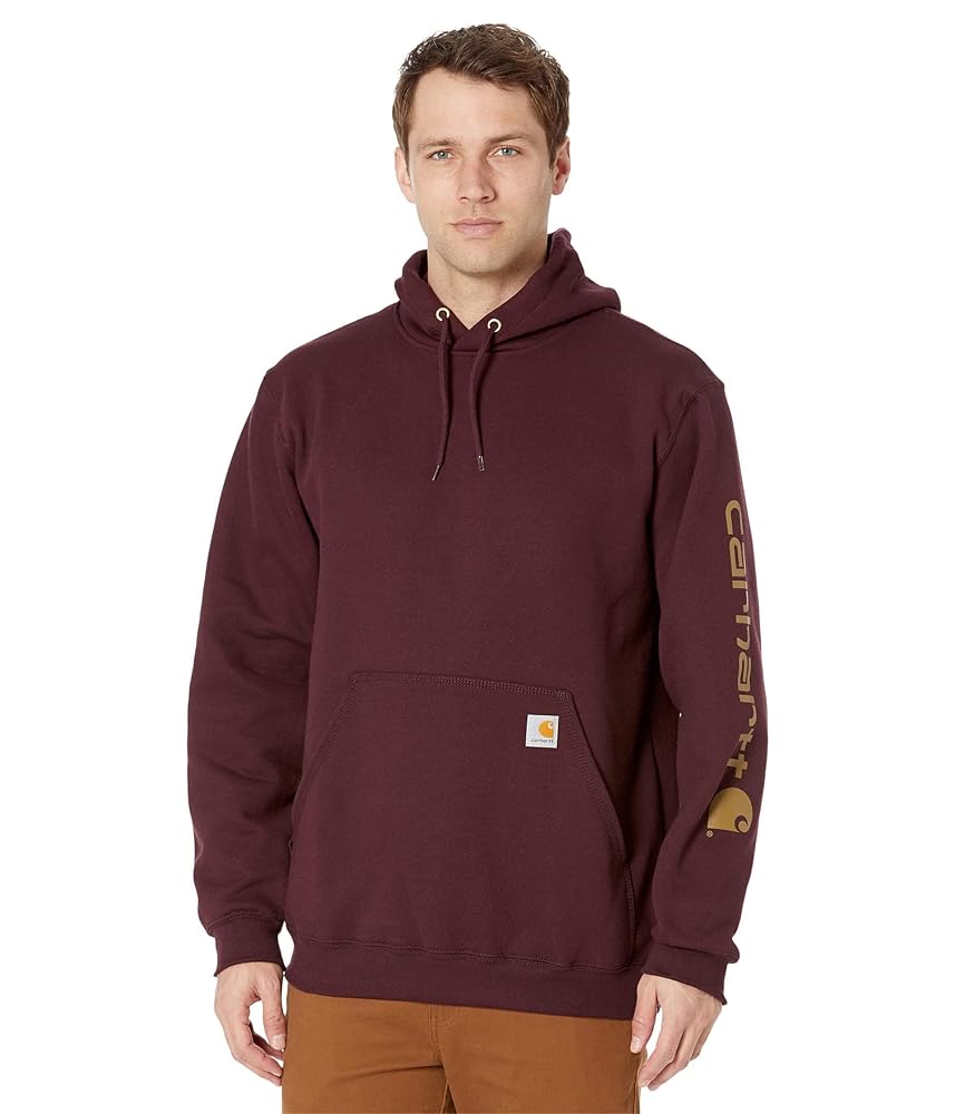 Carhartt Men’s Loose Fit Midweight Logo Sleeve Graphic Sweatshirt
