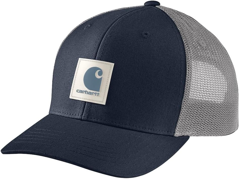 Carhartt Men’s Rugged Flex Twill Mesh-Back Logo Patch Cap