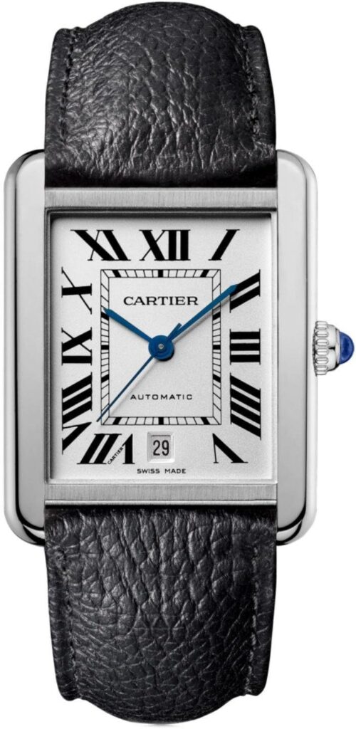Cartier Tank Solo XL Automatic Silver Dial Men's Watch WSTA0029