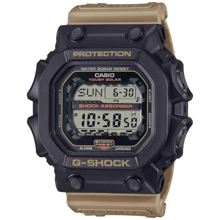 Casio G-Shock Utilitarian Beige & Black Resin 55mm Digital Watch GX-56TU-1A5CR