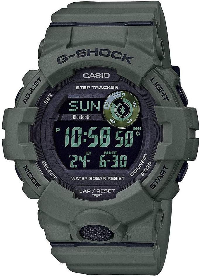 Casio Men's G-Shock Green Power Trainer Watch GBD800UC-3