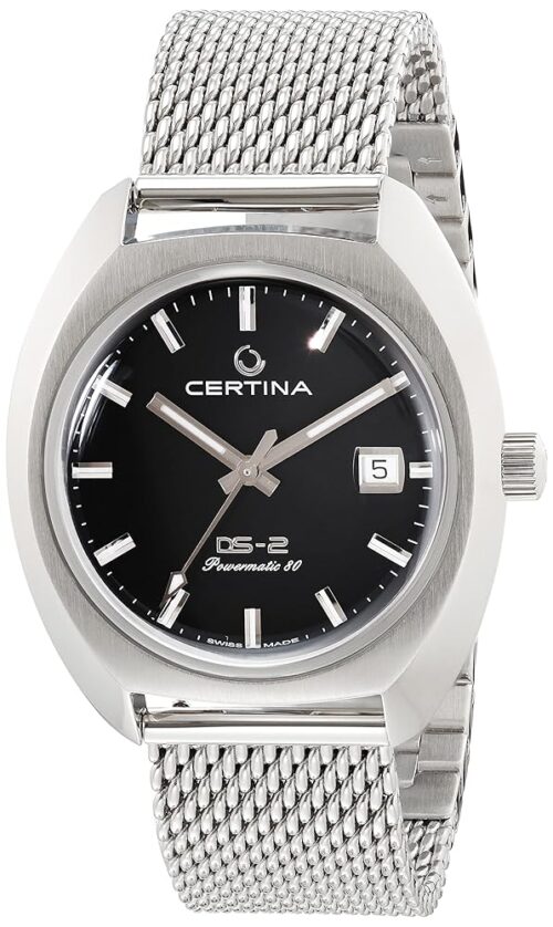 Certina, Unisex, DS 2, Stainless Steel, Swiss Automatic Watch, C0244071105100