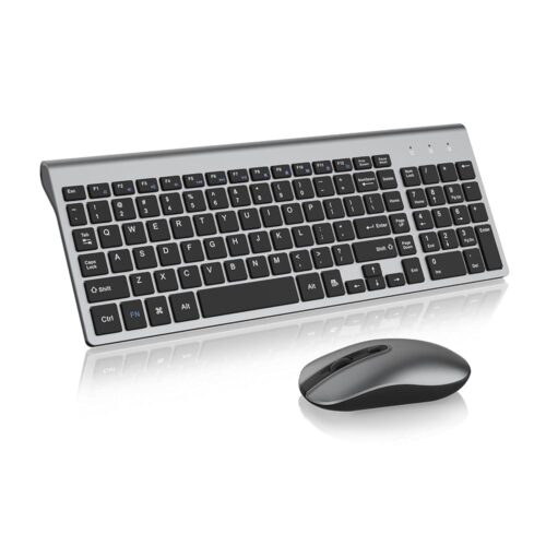 cimetech EasyTyping KF10 Wireless Keyboard and Mouse Combo, [Silent Scissor Switch Keys][Labor-Saving Keys]Ultra Slim Wireless Computer Keyboard and Mouse, Easy Setup for...