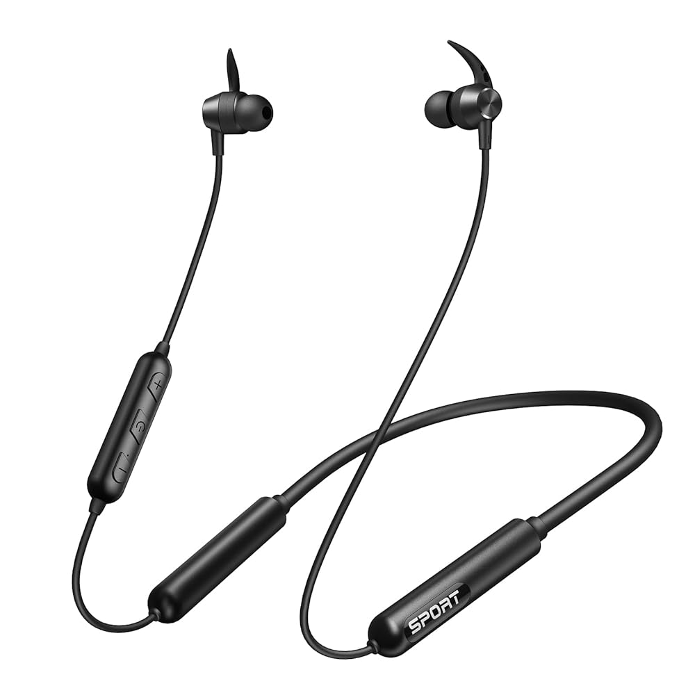 CXK Neckband Bluetooth Headphones, Bluetooth 5.3 Wireless Headphones 80Hrs Extra Long Playtime Stereo Bass in-Ear Headsets with Mic, IPX6 Waterproof Earbuds, Neckband Earphones…