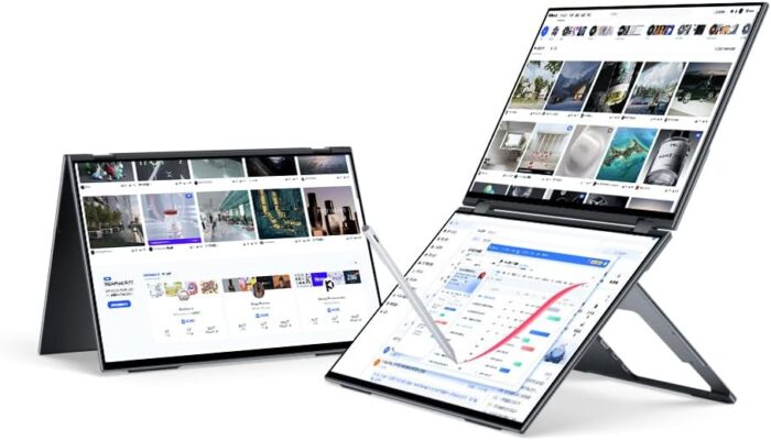 Dual Stacked Monitor 16"*2 Laptop Expansion Screens 2560 * 1600 * 2 60Hz 100DCI-P3 HDR for Windows MacOS X2 Pro