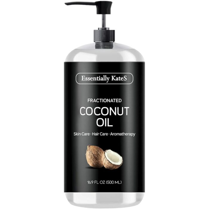 Fractionated Coconut Oil 16.9 Fl Oz (500ML) - Body Oil, Massage Oil, Hair Oil, Nail Oil, and Carrier Oil for Essential Oils, No Scent