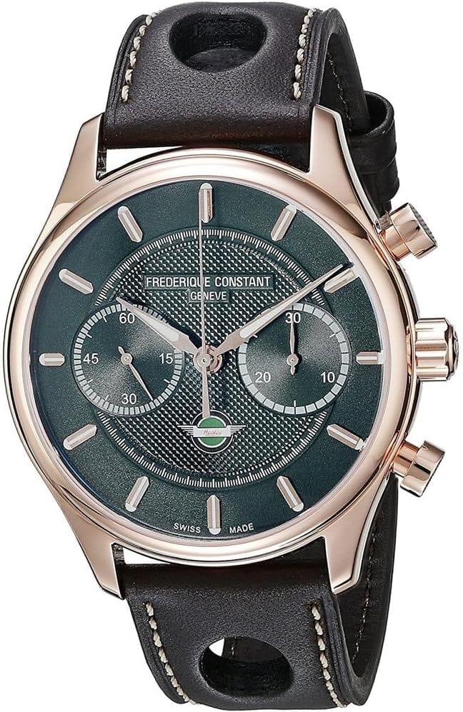 Frederique Constant Men's FC397HDG5B4 VintageRally Analog Display Swiss Automatic Brown Watch
