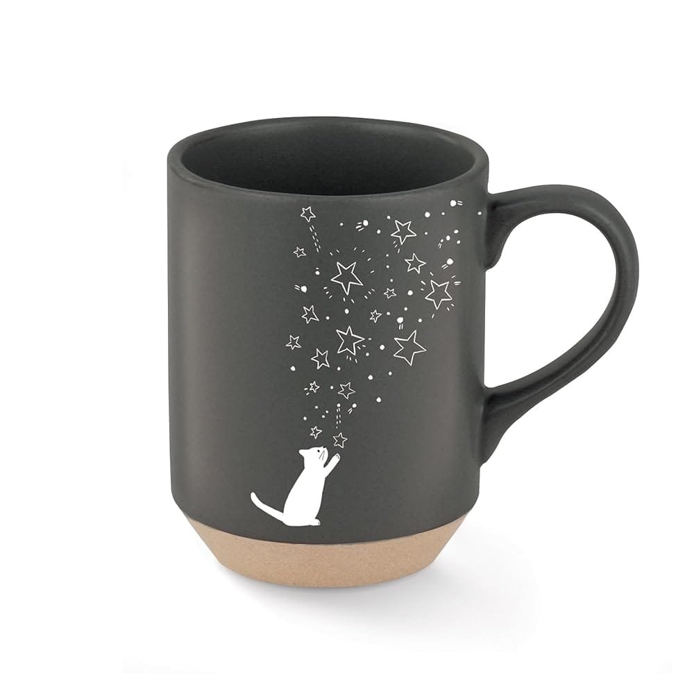 Fringe Studio “CELESTIAL CAT Stoneware New York Mug, PetShop Collection (429073)
