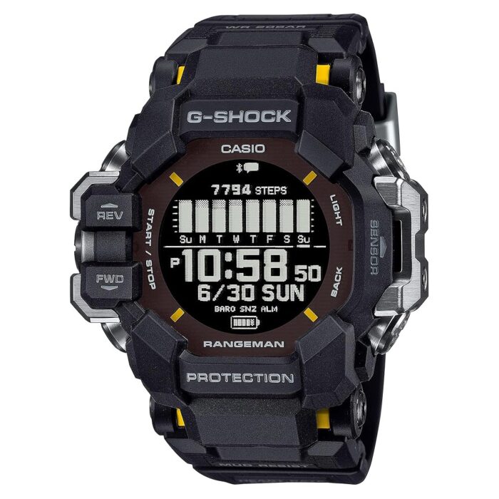 G-Shock Casio Master of G Land Rangeman Black Resin Watch - GPRH1000-1