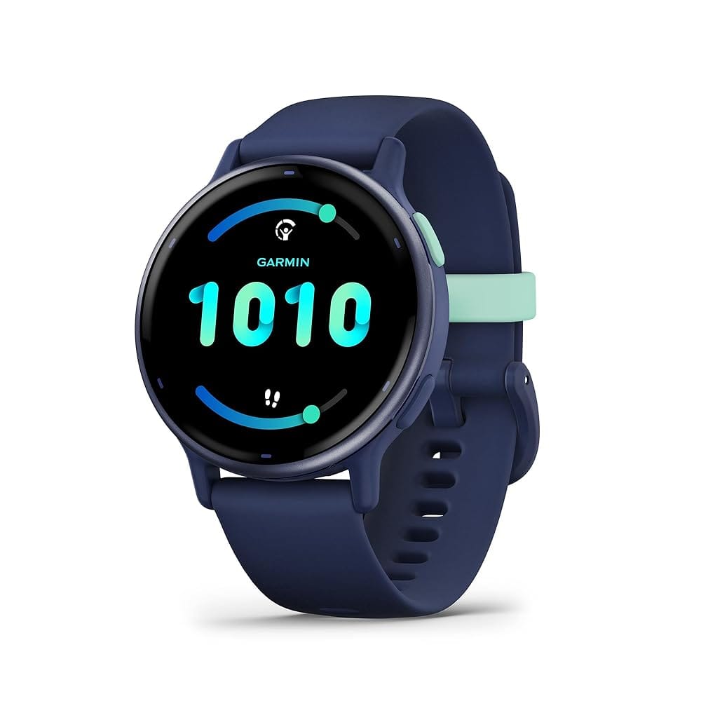 Garmin vívoactive 5, Health and Fitness GPS Smartwatch, AMOLED Display, Up to 11 Days of Battery, Navy