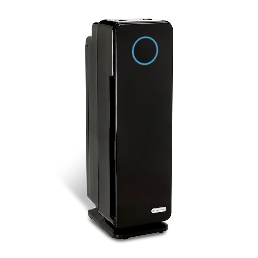 GermGuardian Air Purifier for Homes with Pets, H13 Pet HEPA Filter, Removes Pet Dander, Dust, Allergens, Smoke, Pollen, Odors, Mold, UV-C Light Helps Reduce Germs, 22 Inch,…