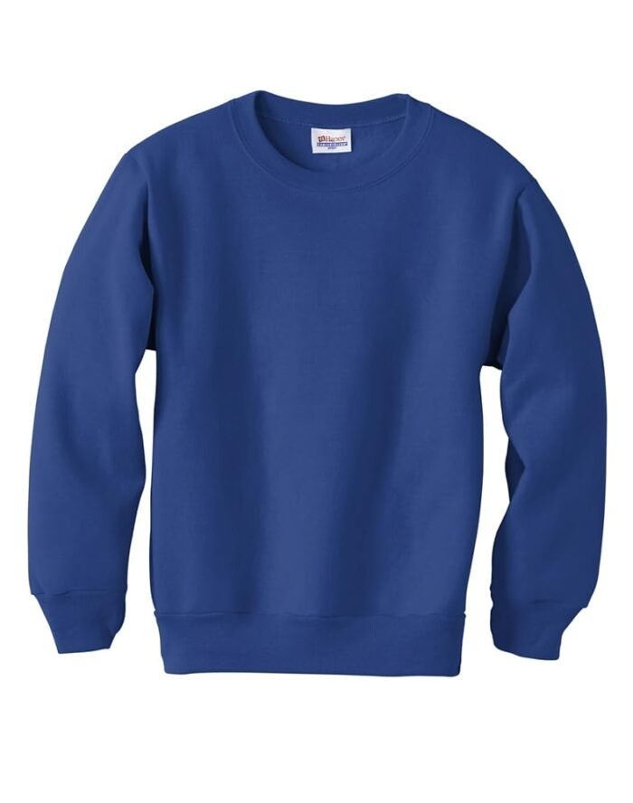 Hanes ComfortBlend - Youth 7.8-Ounce Sweatshirt. P360, Royal Blue XS