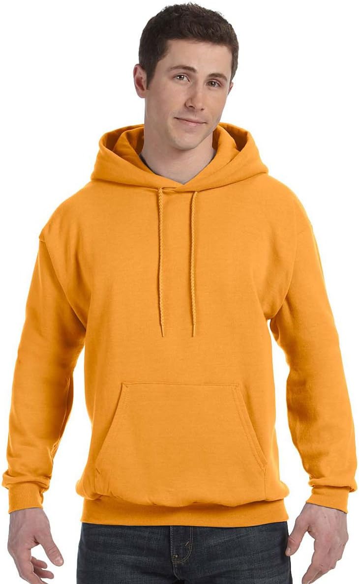 Hanes Men’s Sweatshirt, EcoSmart Fleece Hoodie, Cotton-Blend Fleece Hooded Sweatshirt, Plush Fleece Pullover Hoodie