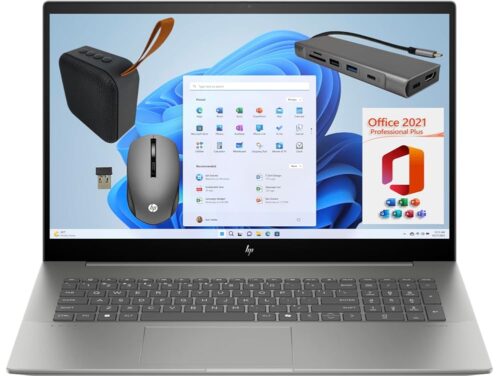 HP Envy 17" 4K RTX 3050 Business Laptop (Intel 12-Core Ultra 7 155U, 64GB DDR5, 2TB SSD, Wi-Fi 7, Backlit KB, 2x Thunderbolt 4 Type-C, Windows 11 Pro w/ Copilot) Office 2021...