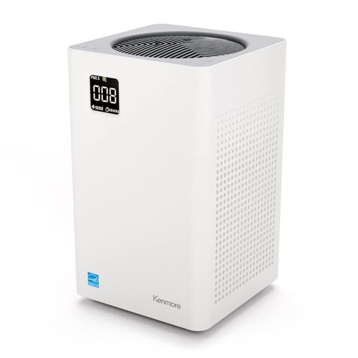 Kenmore PM2010 Air Purifiers with H13 True HEPA Filter, Covers Up to 1200 Sq.Foot, 24db SilentClean 3-Stage HEPA Filtration System, 5 Speeds for Home Large Room, Kitchens &...