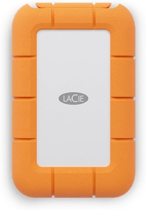 LaCie Rugged Mini SSD 1TB Solid State Drive - USB 3.2 Gen 2x2, speeds up to 2000MB/s, Compatible with PC, Mac, and iPad (STMF1000400)