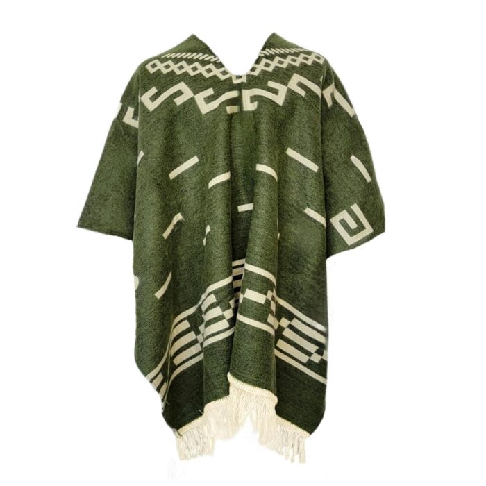 LATITUDE ZERO Alpaca Wool Poncho -Serape | Warm & Soft Clint Eastwood poncho| cowboy - Western - Style