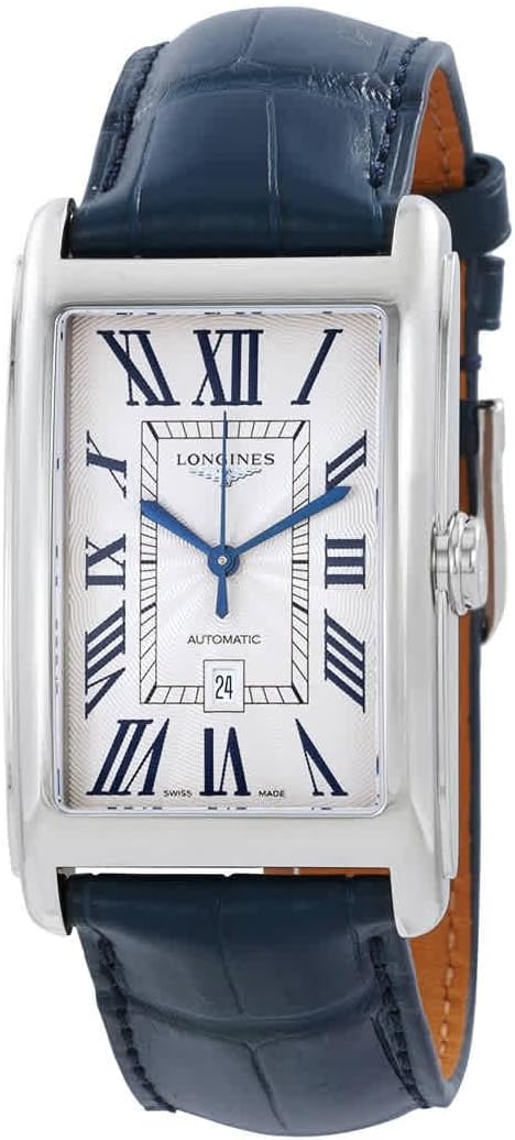 Longines Dolce Vita Mens 21MM SS Blue Leather L5.767.4.71.9