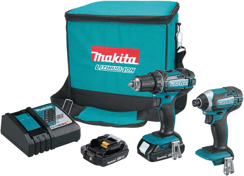 Makita CT225R 18V LXT Lithium-Ion Compact Cordless 2-Pc. Combo Kit (2.0Ah)