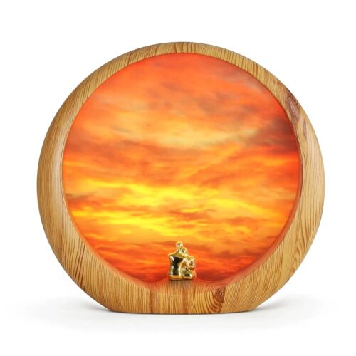 mamre Sunset Lamp Anniversary Wedding Valentine’s Day Gift Ideas, Sunset Glow Light Centerpiece Table Decorations Gifts for Mom Birthday Gift, The Beautiful Sunset We Share