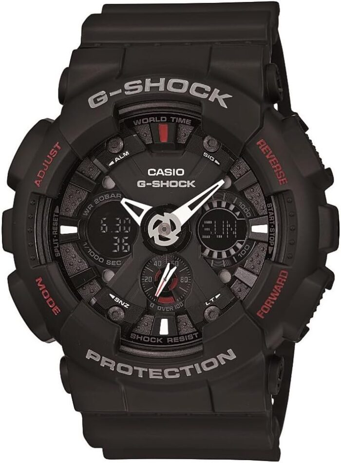 Men's Black G-Shock Analog Digital Anti-Magnectic (Model Number GA-120-1ADR)
