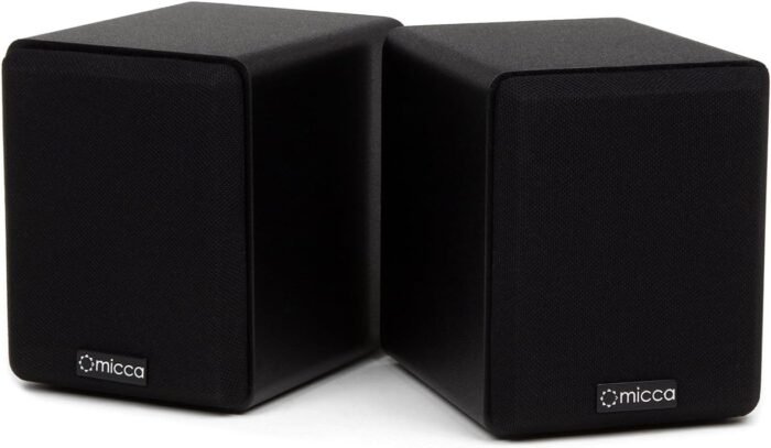 Micca COVO-S Compact 2-Way Bookshelf Speakers (Pair) (Renewed)