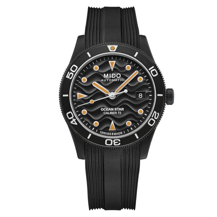 MIDO Ocean Star 39 - Swiss Automatic Watch for Men & Women - Black Dial - Case 39mm - M0269073705100
