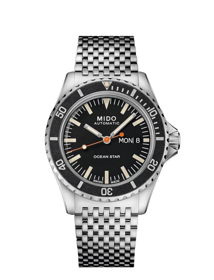 MIDO Ocean Star Tribute - Swiss Automatic Watch for Men - Black Dial - Case 40.5mm - M0268301105100