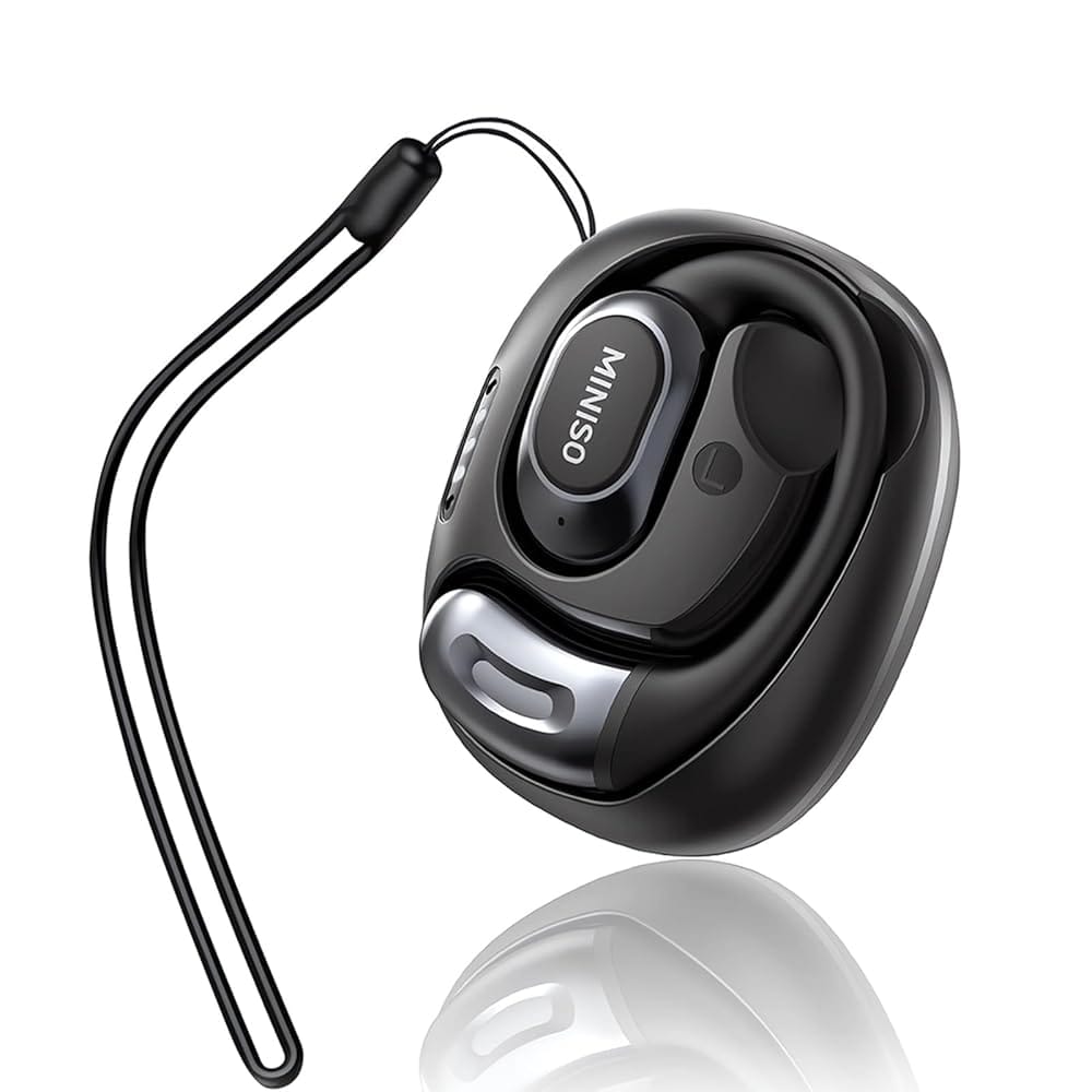 MINISO Al Translation True Wireless OWS Headphones MS156, Support 150 Languages Bluetooth Open Ear Earphones, Long Battery Life HiFi Stereo Sound Wireless Earhooks Headset for…