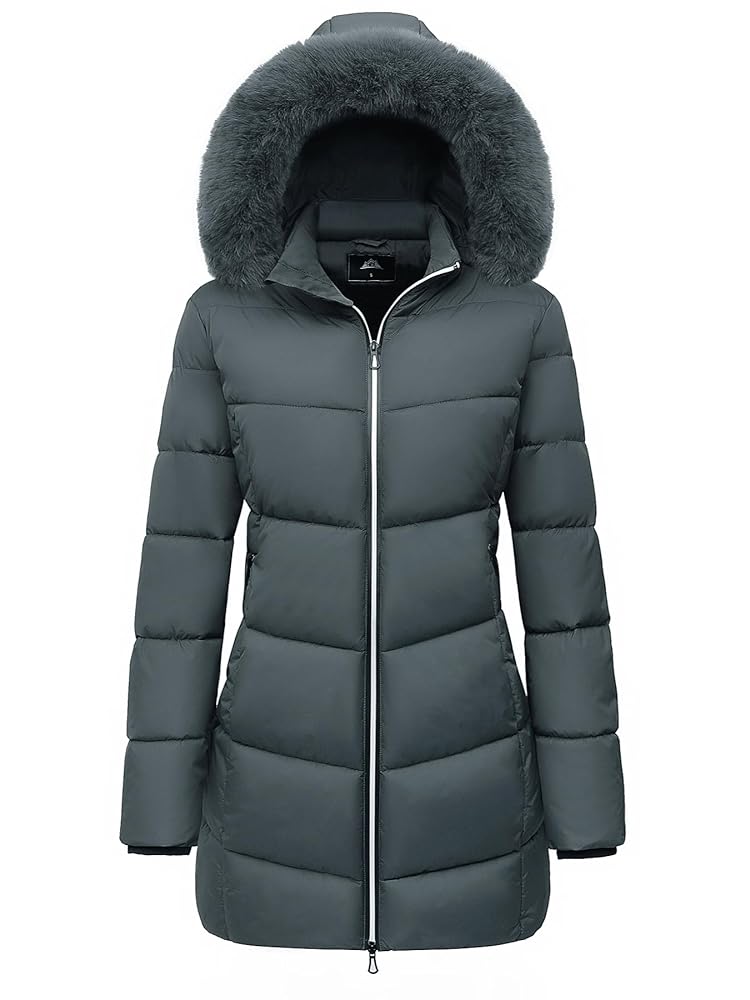 MOERDENG Women’s Winter Windproof Warm Down Coats Waterproof Thicken Hooded fashions Puffer Jacket