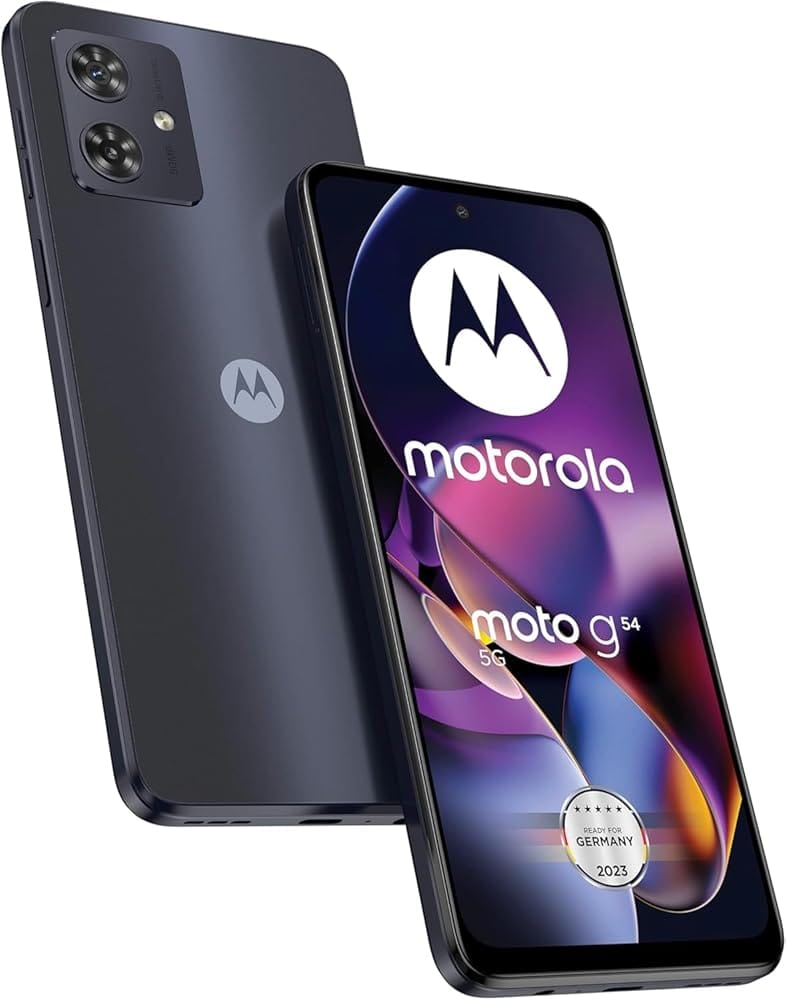 Motorola Moto G54 5G Dual SIM | 8+256GB ROM | GSM Unlocked Smartphone | 6.5″ 120Hz IPS LCD Display | Android 13 | 50MP Camera | Li-Po 6000 mAh Battery | International Model -…