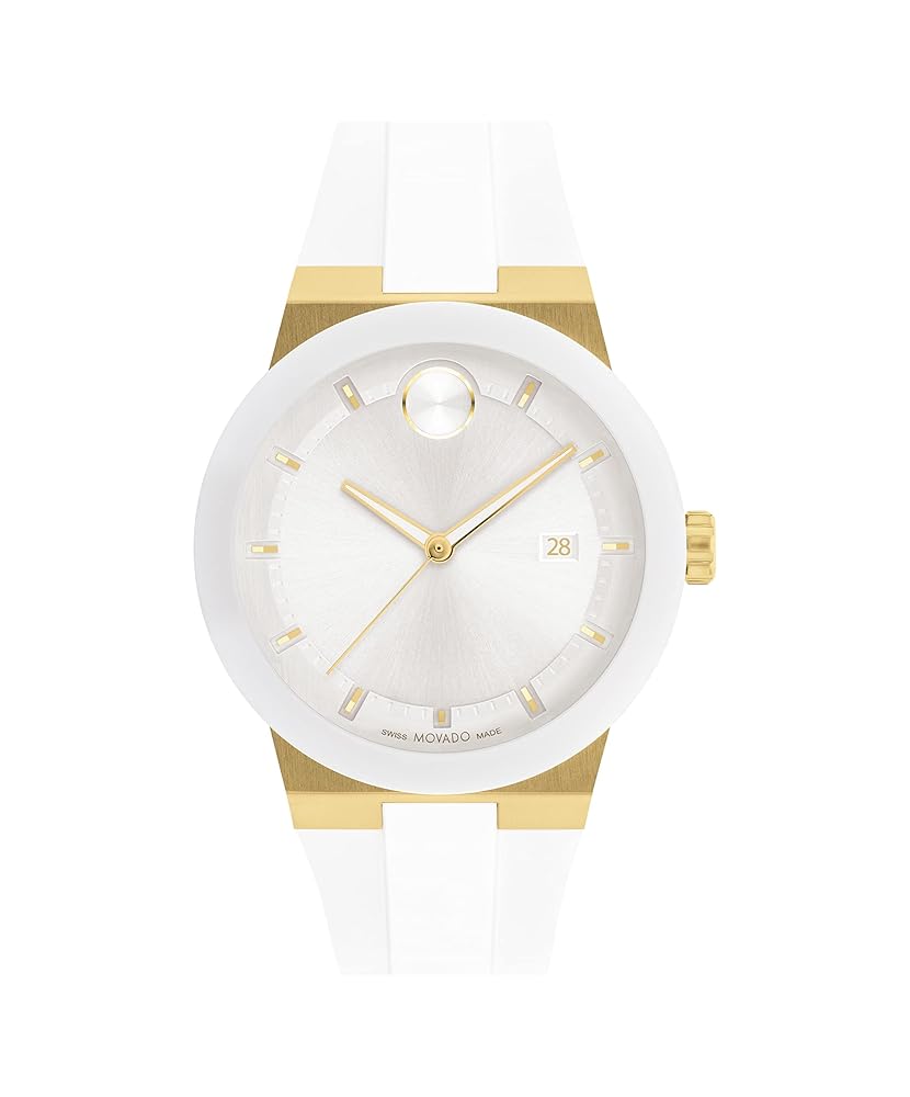 Movado Bold Fusion Men’s Watch – Swiss Quartz 3H Movement, Silicone Strap – 5 ATM Water Resistance – Luxury Fashion Timepiece for Him – 42.30mm