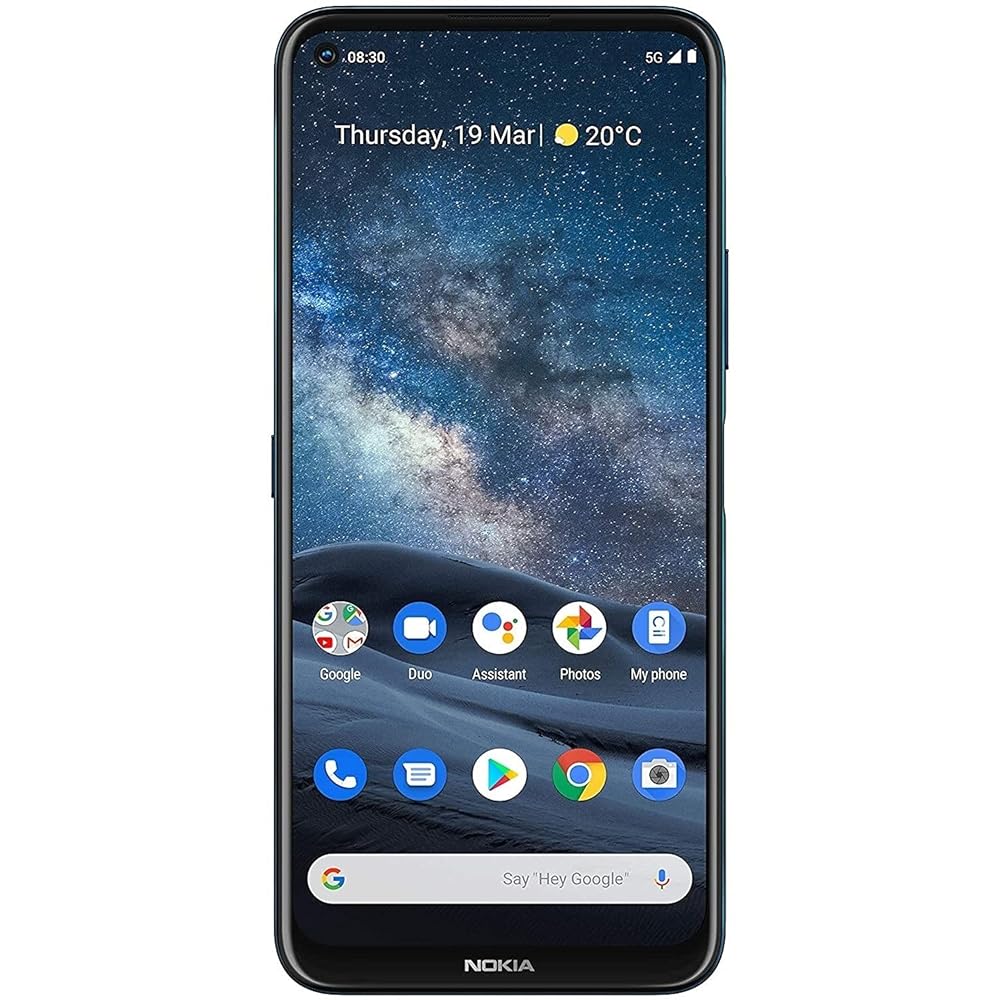 Nokia 8.3 5G Single-SIM 64GB ROM + 6GB RAM (GSM Only | No CDMA) Factory Unlocked Android Smartphone (Polar Night) – International Version