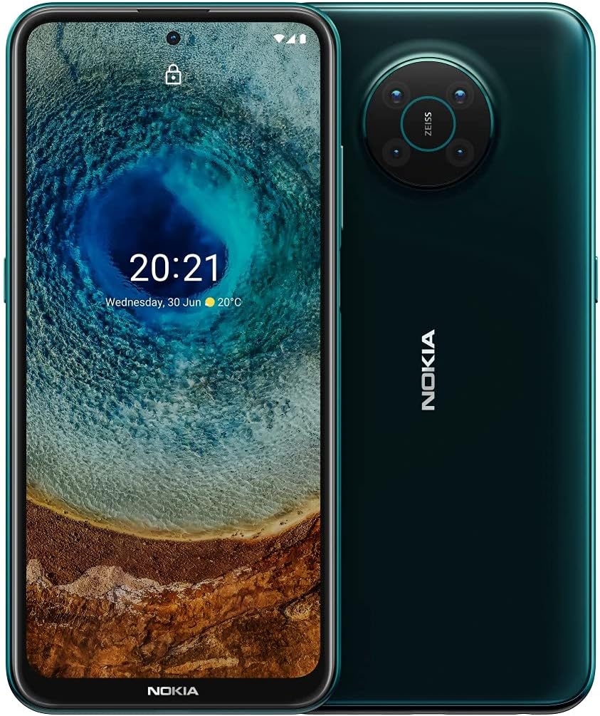 Nokia X10 5G TA-1332 Dual 128GB 6GB RAM Factory Unlocked (GSM Only | No CDMA – not Compatible with Verizon/Sprint) International Version – Forest
