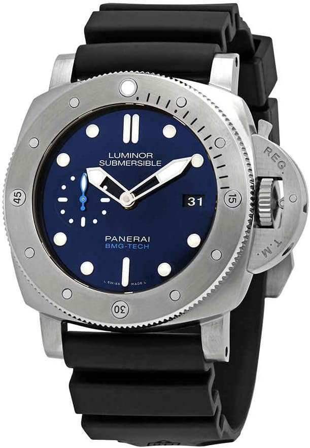 Panerai Submersible BMG-TECH Automatic Blue Dial Men's Watch PAM00692