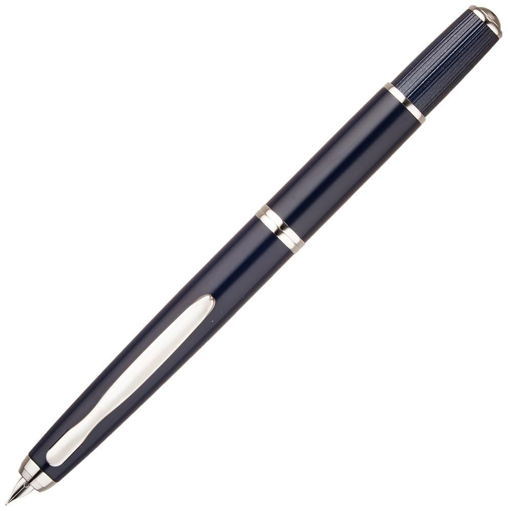 PILOT Fountain Pen Capless Fermo, Dark Blue Body, F-Nib